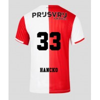 Pánský Fotbalový dres Feyenoord David Hancko #33 2023-24 Domácí Krátký Rukáv